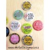 Lote de 11 chapas "Frases Wedding"