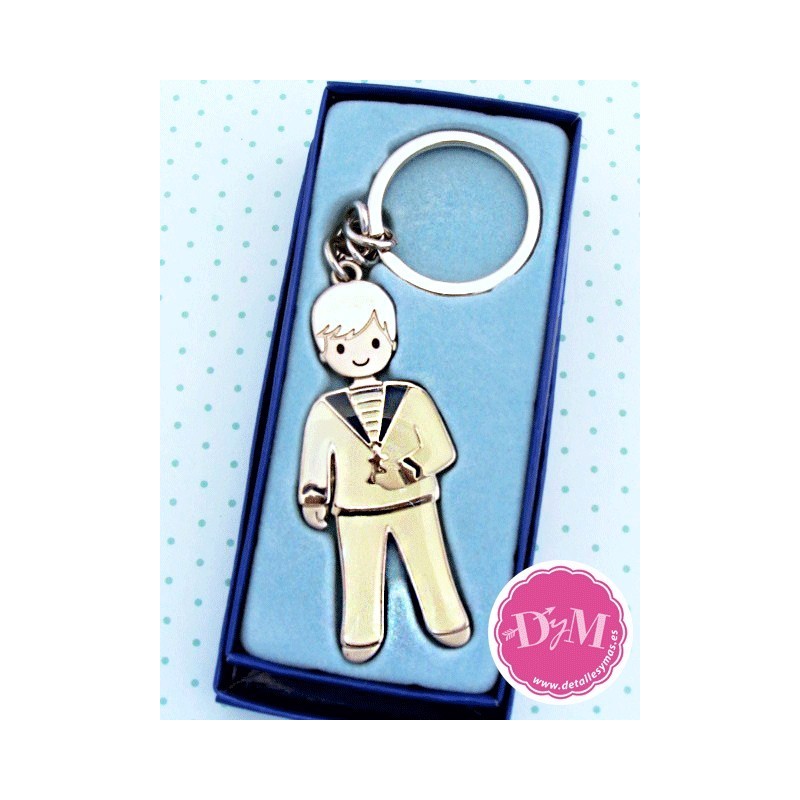 Llavero Comunión Marinero Lacado