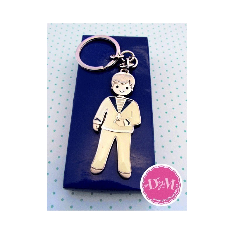 Llavero Comunión Marinero Lacado