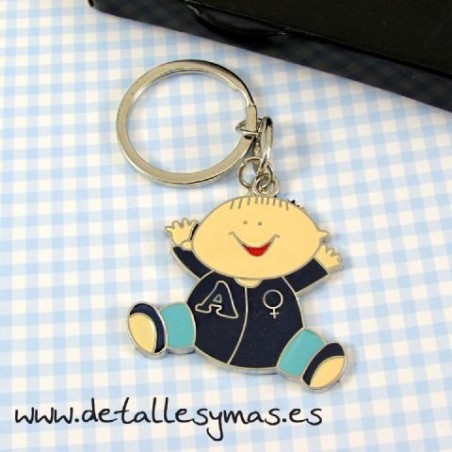 Llavero Bebé azúl