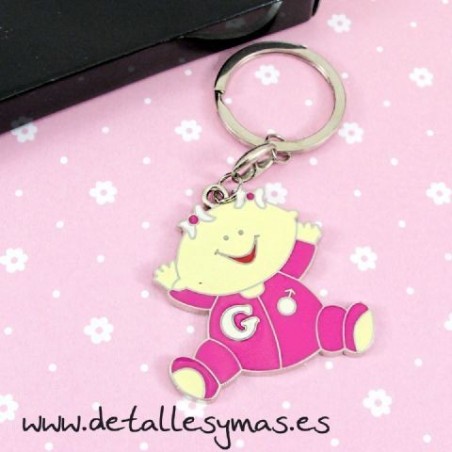Llavero Bebé azúl