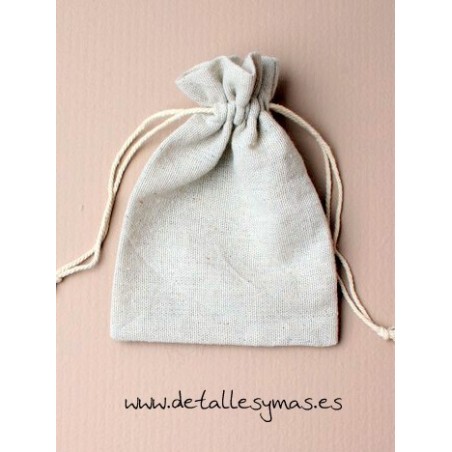 Bolsa de lino. 10 X 12CMS