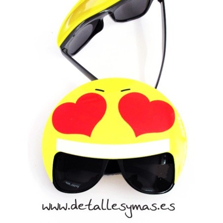 Gafas Emoticono Corazones