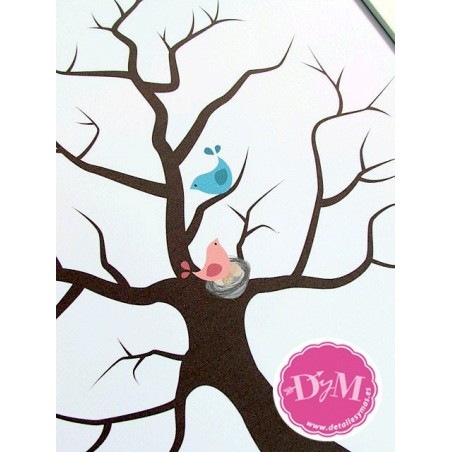 Árbol de huellas "Pájaros"