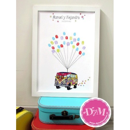 Lámina de huellas Hippie