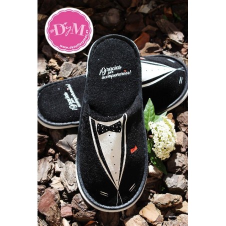 Pantunflas  de algodón Novia