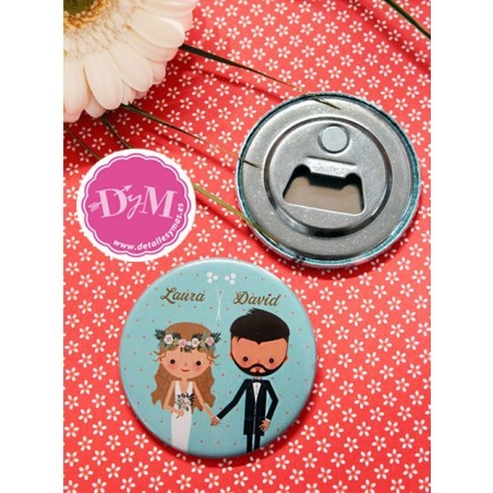 Abrebotellas Novios Boho