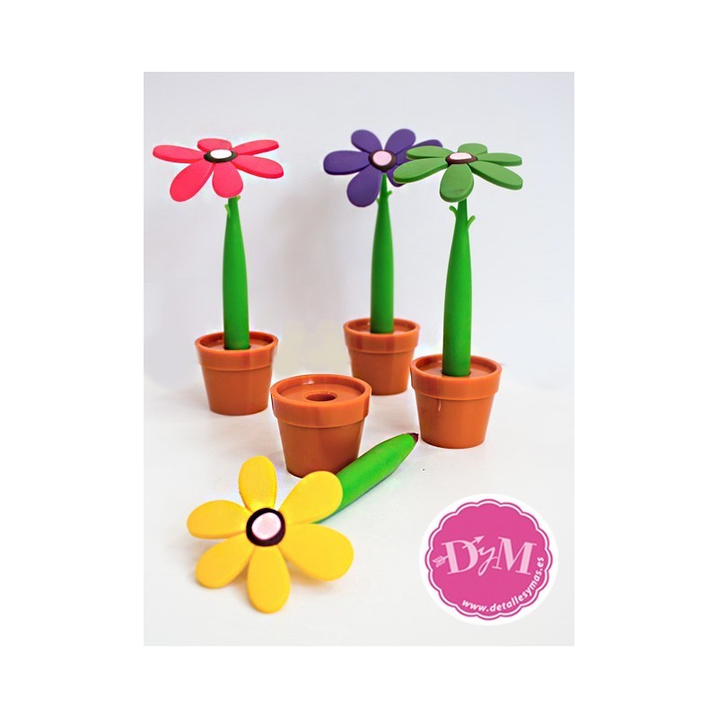 Bolígrafo Flor