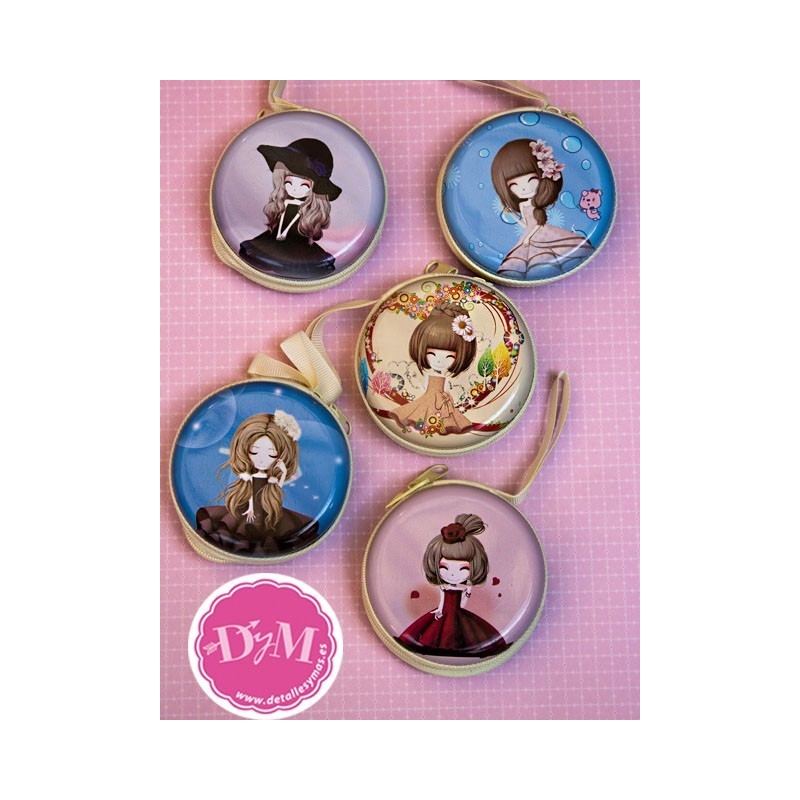 Monedero Dolls redondo