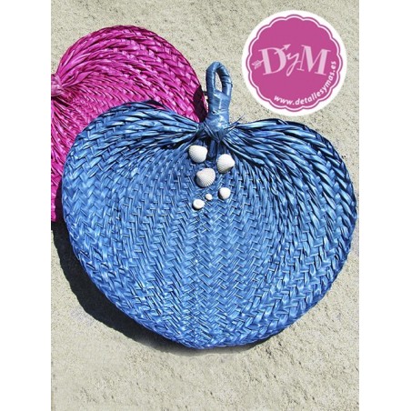 Pai Pai de rafia Azul