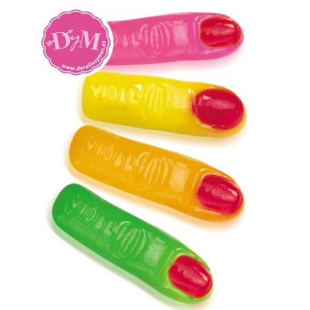 Dedos de gominola brillante