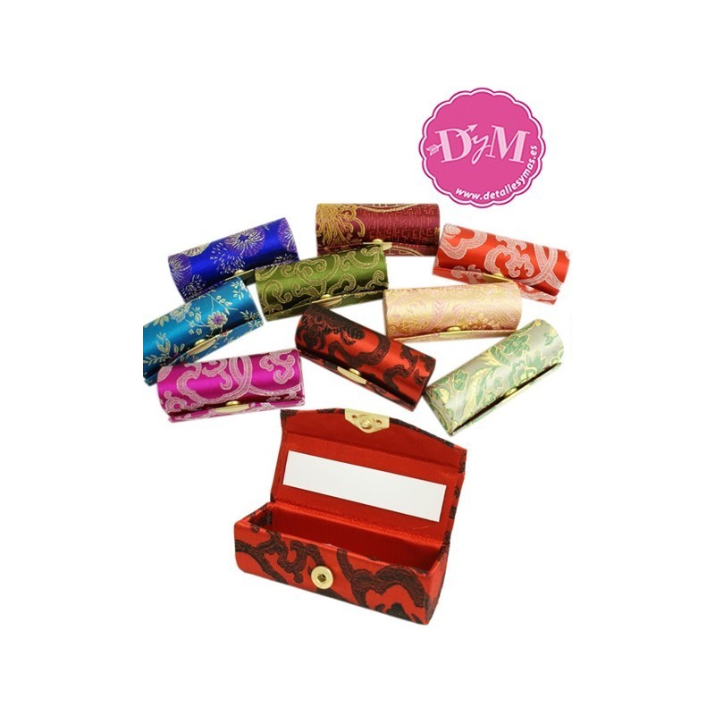 Porta pintalabios de seda 