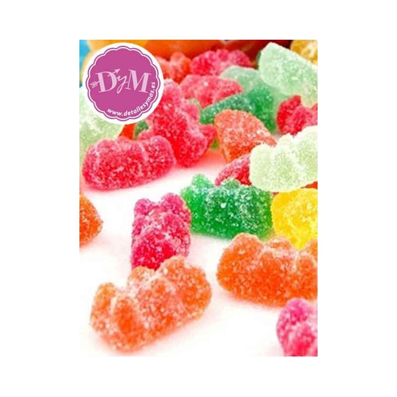 Ositos de gominola .Acabado azucar 