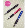 Boligrafo puntero tactil 3 colores