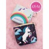 Monedero Unicornio cremallera pequeño