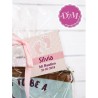 Tarjetas Bautizo Ropita Rosa