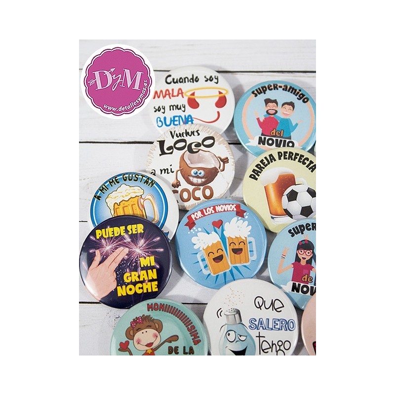 Chapas boda frases .Pack 15