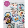 Chapas boda frases .Pack 15