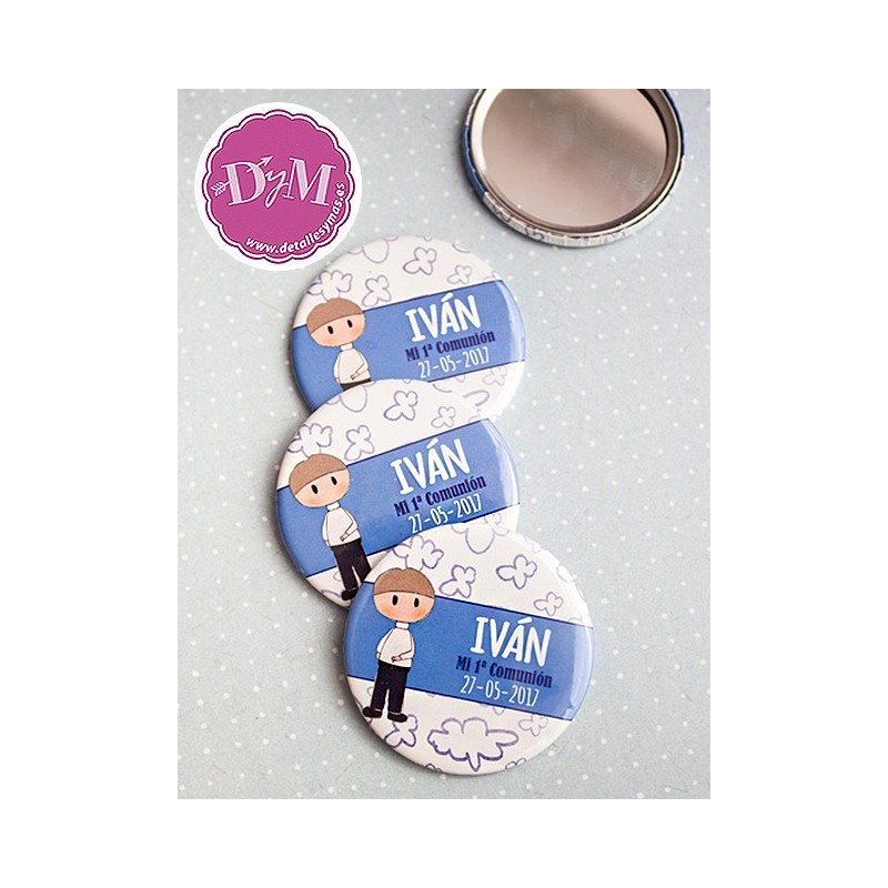 Espejo personalizado Comunión niño