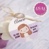 Tarjetas comunión niña "Aurora"