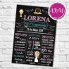 Pizarra personalizada Aquí llega la Novia