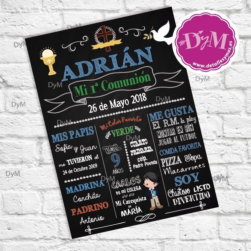 Pizarra personalizada Aquí llega la Novia