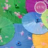 Sombrillas chinas de tela