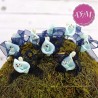 Alfiler cala azul