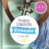 Adhesivos de comunión Niño