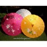 Parasol o sombrilla china de tela