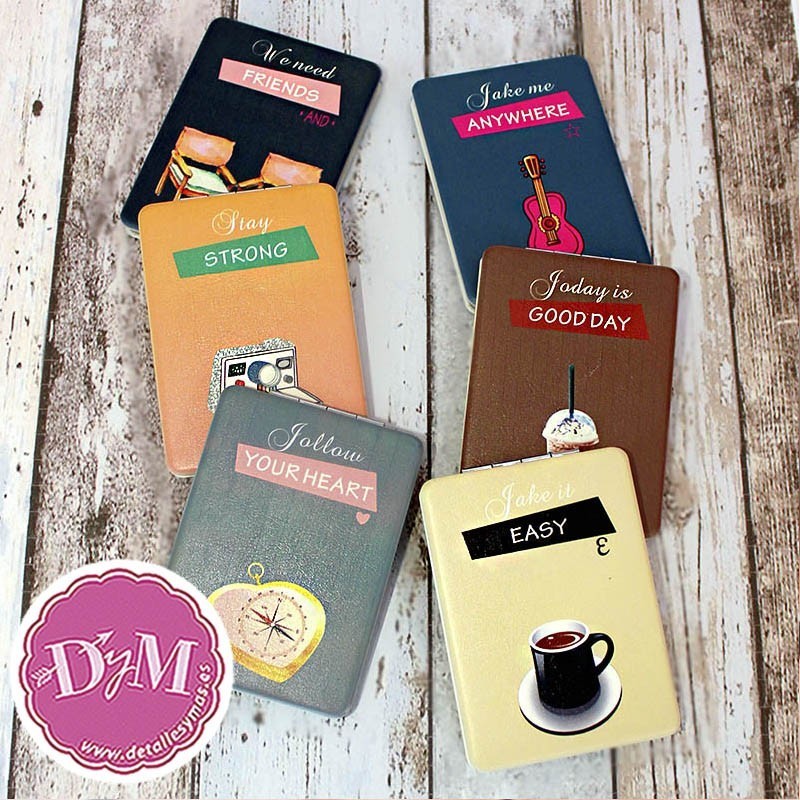 Espejo doble Polipiel