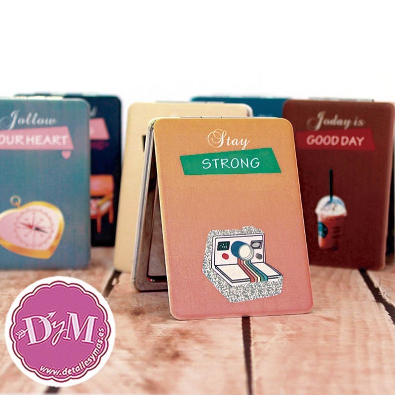 Espejo doble Polipiel