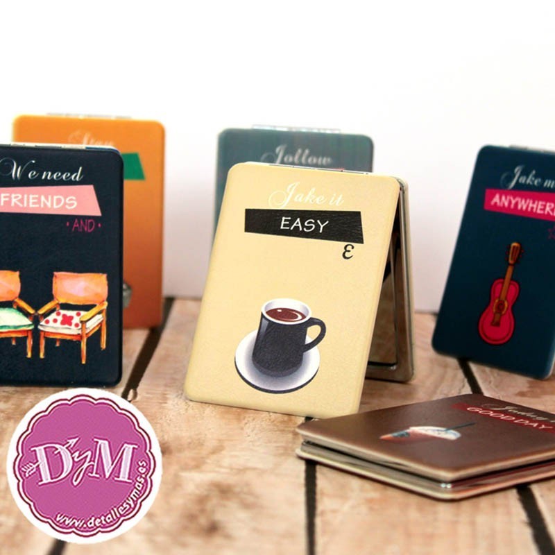 Espejo doble Polipiel