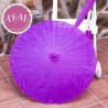 Parasol Morado  de tela