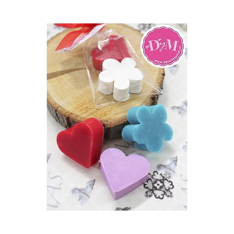 Jaboncitos detalle boda. Paquete 2 jabones