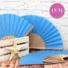 Abanico Azul Turquesa