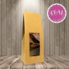 Caja kraft con ventana