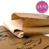 Bolsa Kraft " Nuestra Boda". Pack 20 unidades