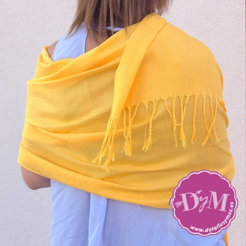 Pashmina Amarillo Girasol