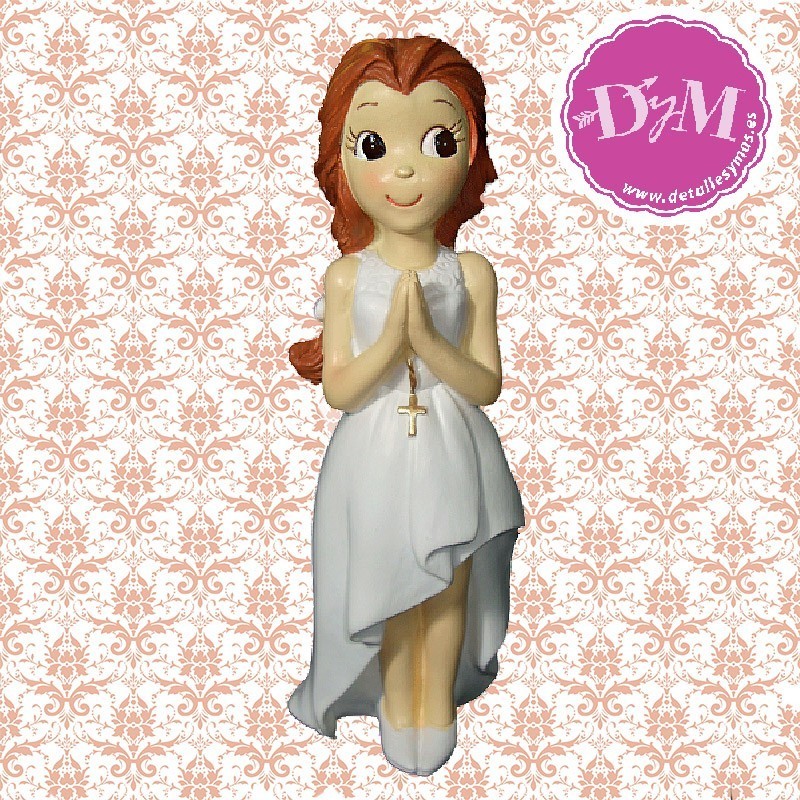 Figura Comunión niña con trenza
