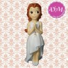Figura Comunión niña con trenza