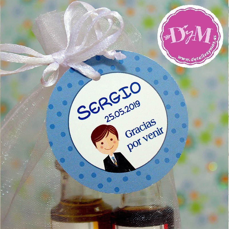 Tarjetas comunión niño "Sergio"