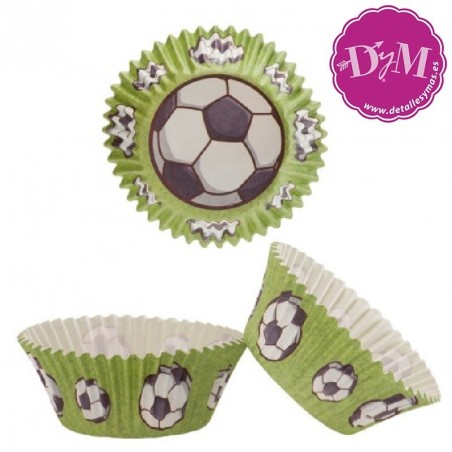 Papeles para cupcakes Futbol