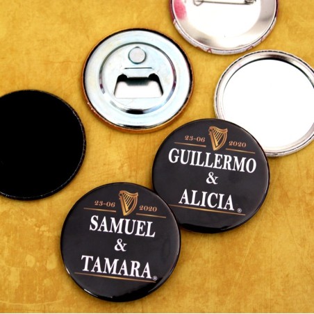 Chapa Cerveza Guinness. Chapa, espejo, abrebotellas o imán.