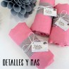 Pashmina rosa para comuniones