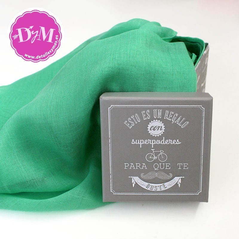 Pañuelo colores en caja Superpoderes