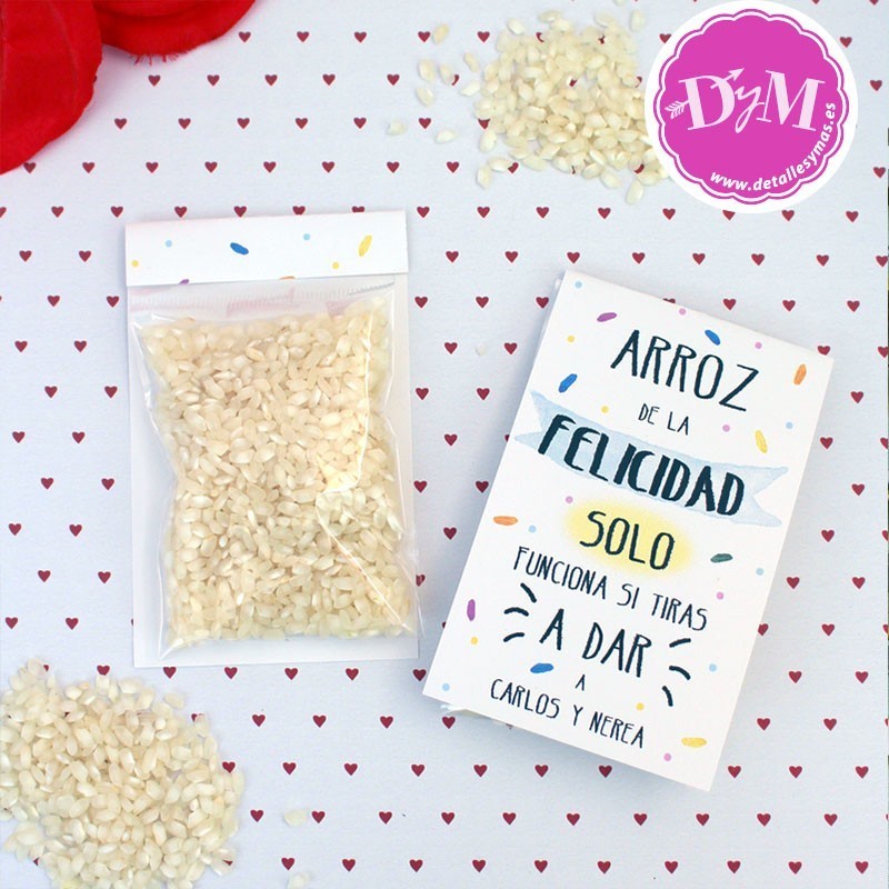 Paquete de arroz -Arroz para Lanzar