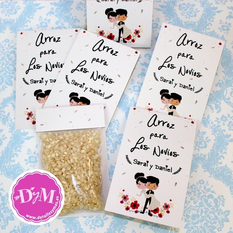 Paquete de arroz -Arroz para los novios