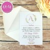 Invitación de comunión Alba