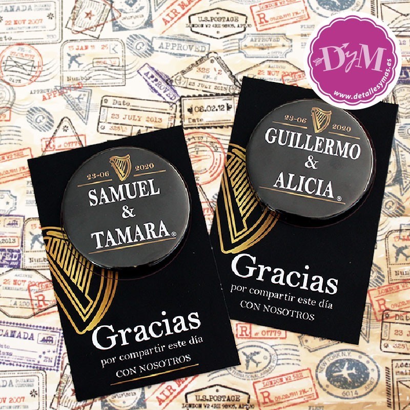 Presentación Chapas Guinness